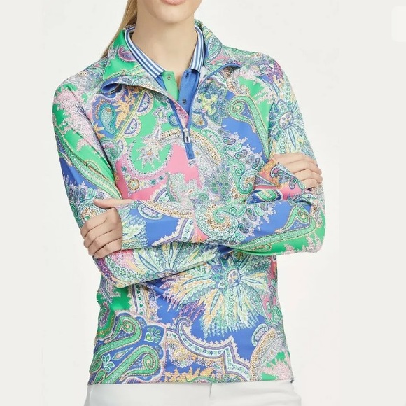RLX Ralph Lauren Tops - RLX Polo Ralph Lauren Paisley Golf Pullover